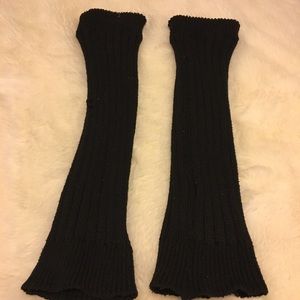 Black leg warmers